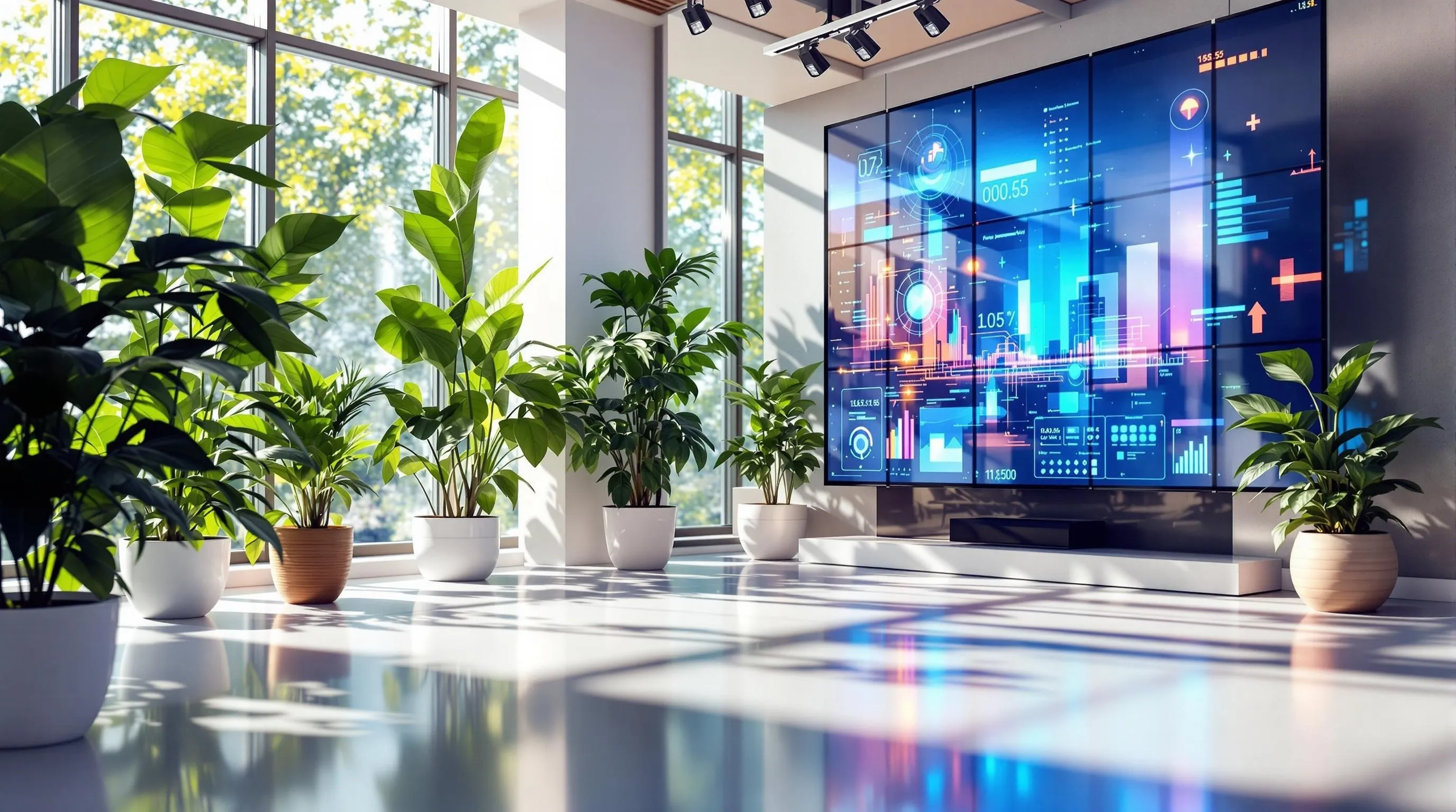 モダンオフィスシーン